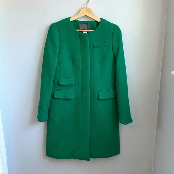 J. Crew Double Cloth Symphony Coat SZ 4 - Picture 1 of 10